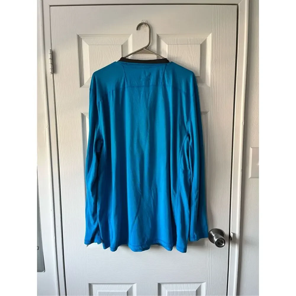 Carhartt Quarter Zip Pull Over XL Mens Blue Layering Stretch Lightweight - Picture 5 of 5